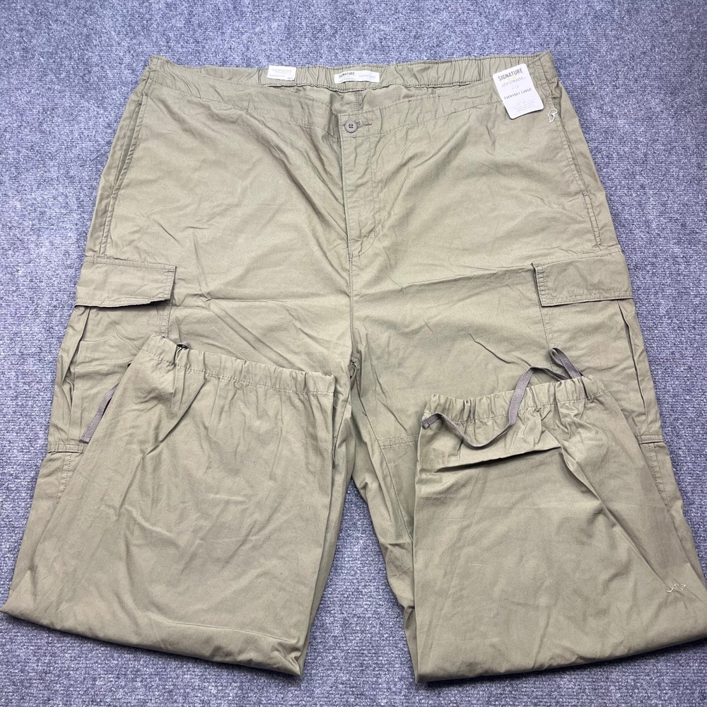 Levi Strauss Men 3XL Everyday Cargo Pants Olive Green Cotton New with tags